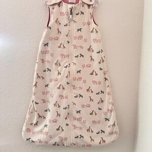 Sleepsack Pajama - Pink Animal Print